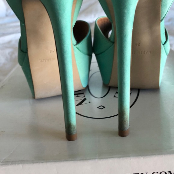Steve Madden Cessily Mint Heels - Picture 5 of 8